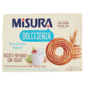 Alimentari Buonconsiglio - MISURA DOLCESENZA CON YOGURT GR. 400 12 PEZZI